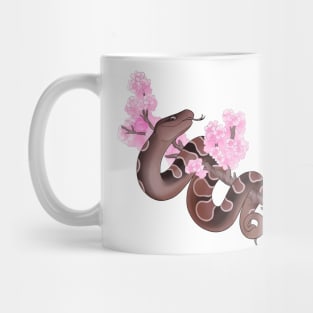 Pink Sakura Ball Python: Brown Mug